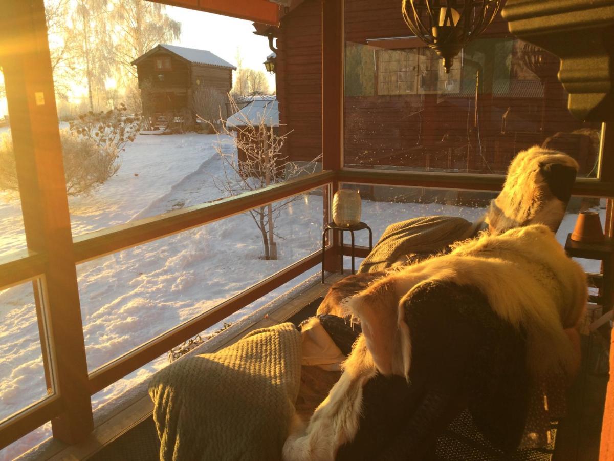 Mysigt Boende I Raettvik Med Utsikt Oever Siljan Экстерьер фото